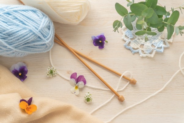 毛糸のハンドメイド