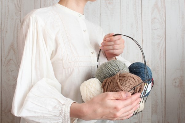 毛糸はラベルをはがすと違いが分かりづらい