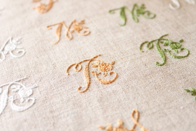 イニシャルも素敵なワンポイント