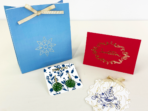 箔転写を使ったラッピング（Artspira・スキャンカット）