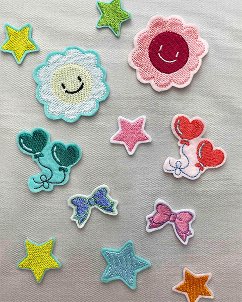 いろんなワッペンを作ってみましょう