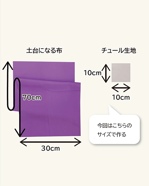 今回はこちらのサイズで作ります 