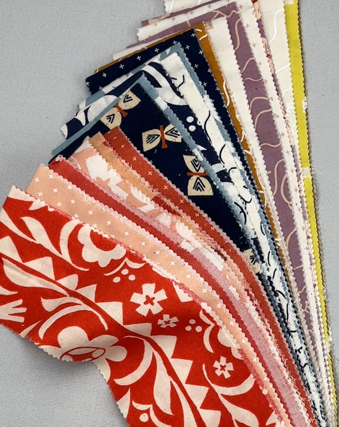 直線でつなぐだけパッチワーク