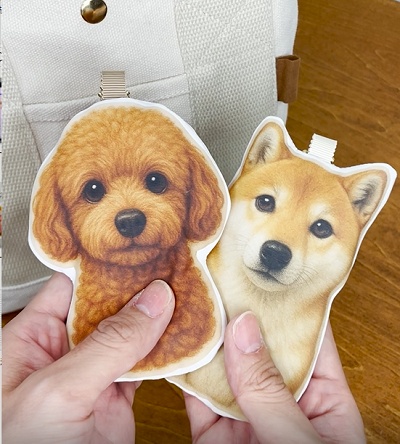 クッションキーホルダー